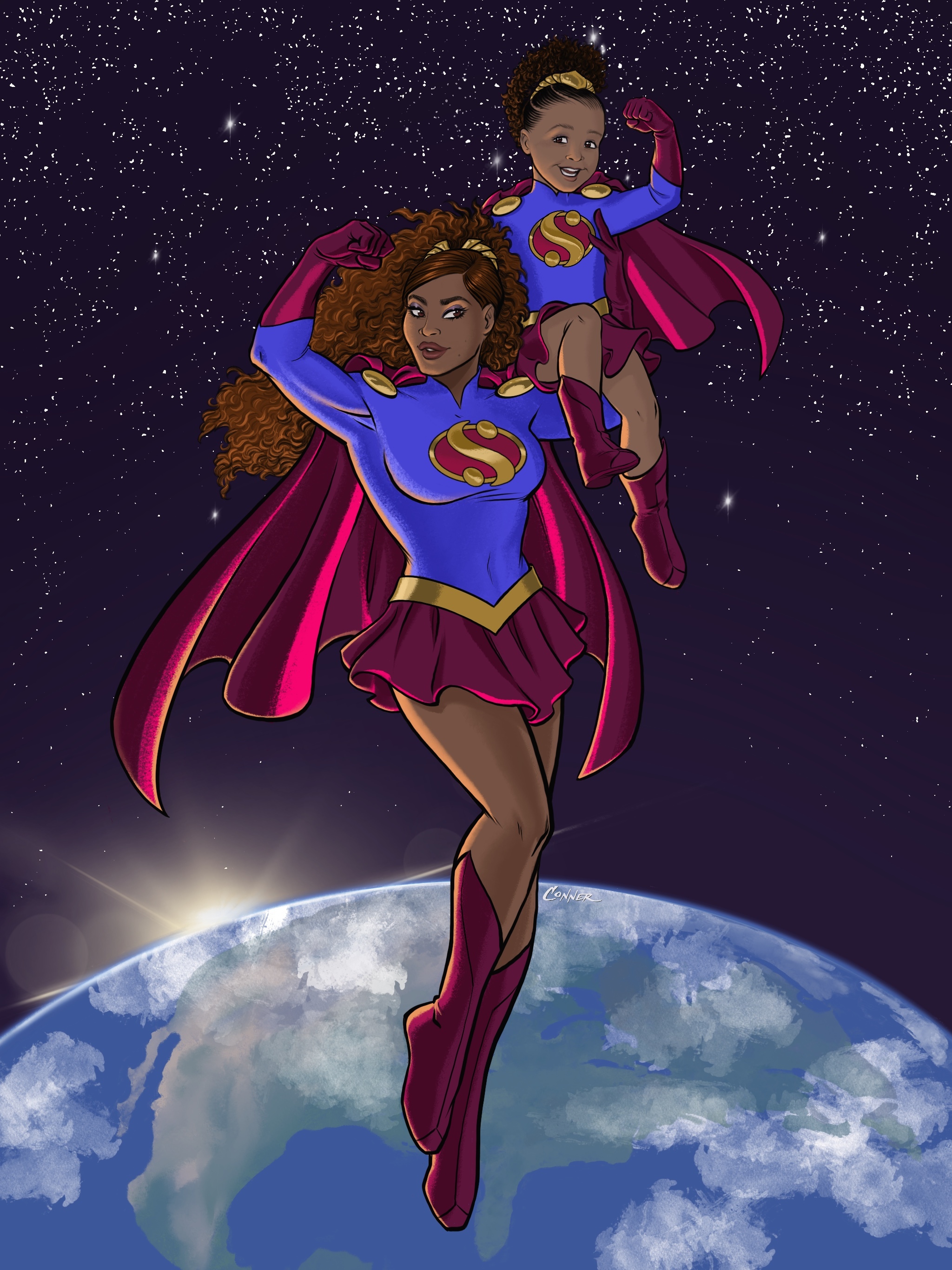 A superhero comic I helped make